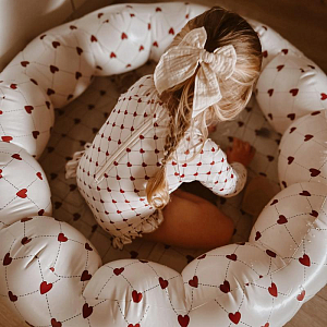 Бассейн надувной Mrs. Ertha "Lovely Roots", танец сердец, 90 см